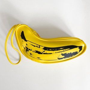 Paul Frank x Andy Warhol • RARE • Banana Clutch Purse • Like New • Collab • Bag